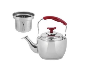 Tσαγιέρα inox με φίλτρο 1,5lt Βιομάρ